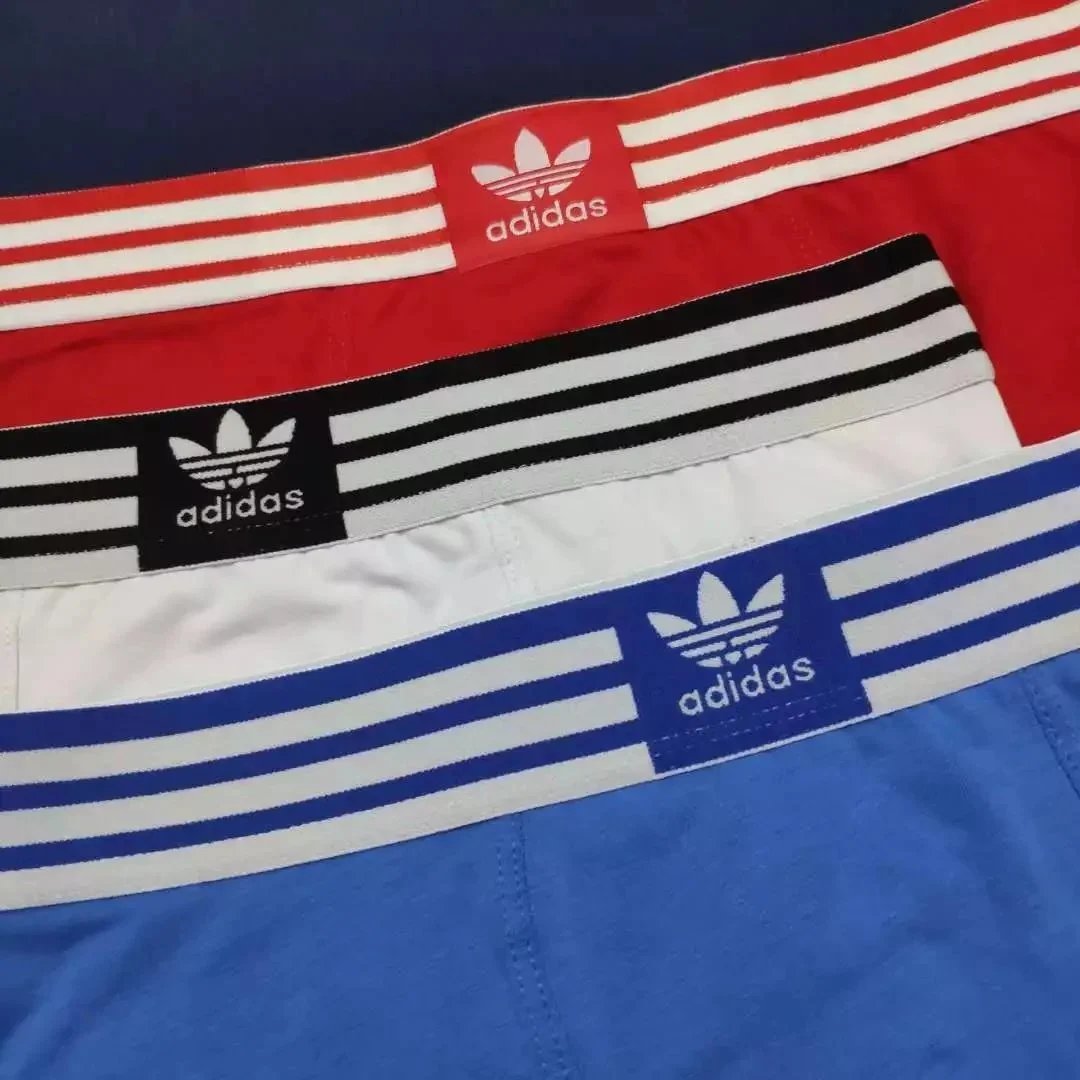 Adidas Underwear Trefoil Logo Boxer Briefs 4-Pack image 5