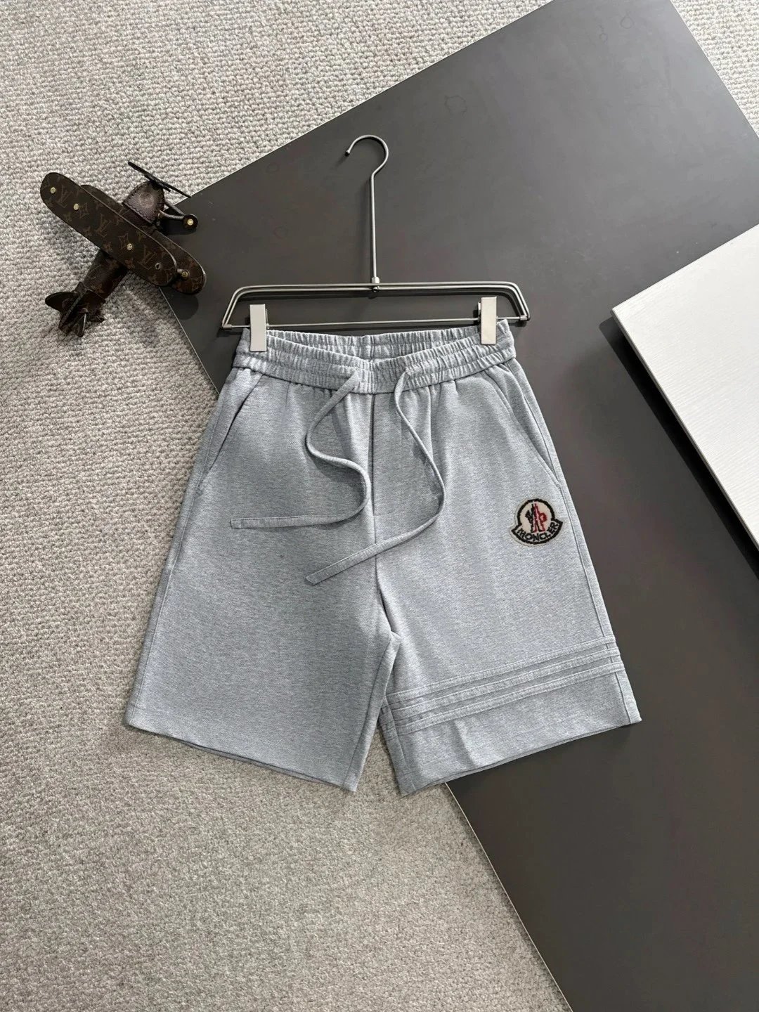 Loewe Shorts Logo Print Drawstring — M*ONCLER