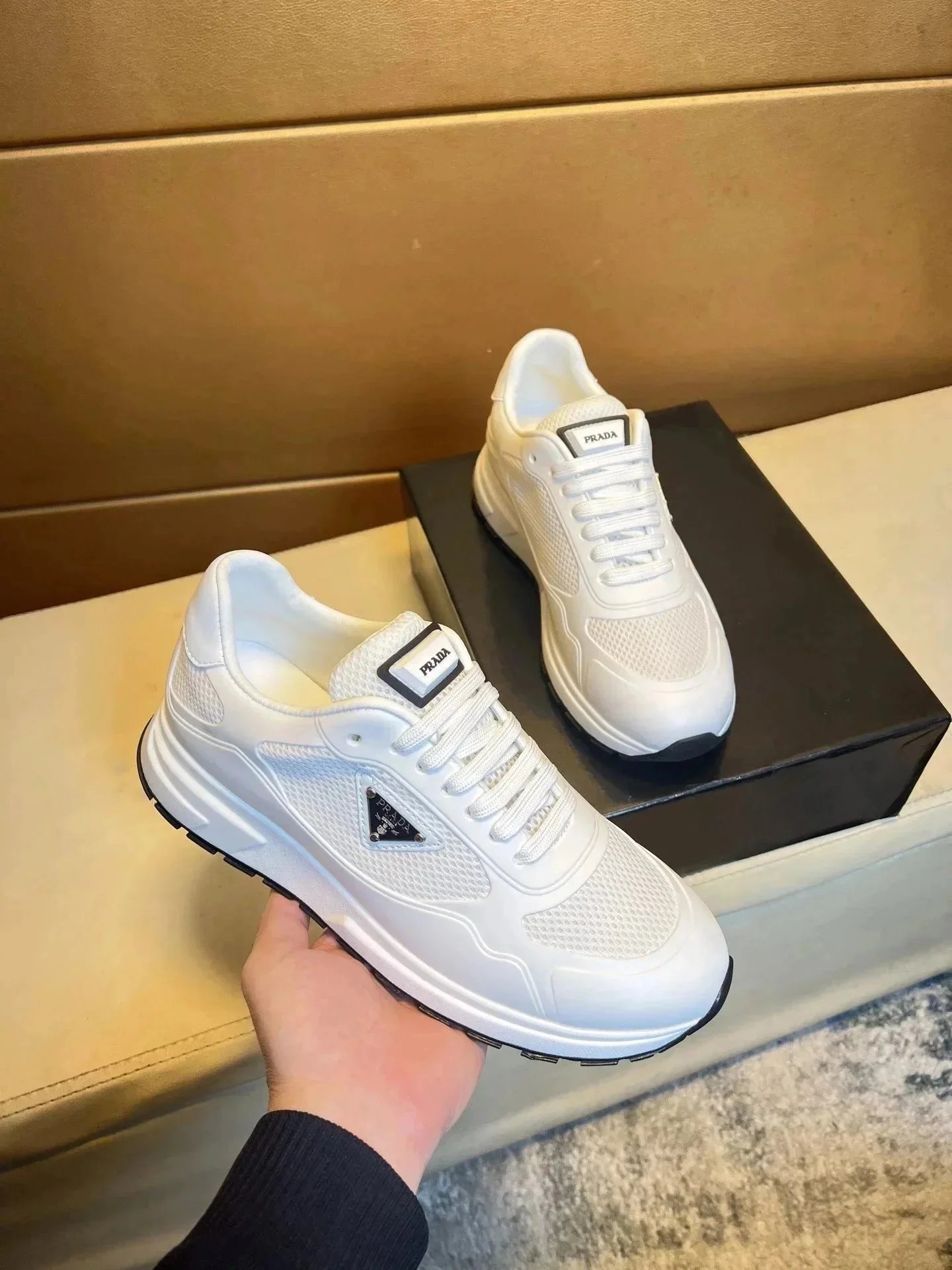 Prada Sneakers Low-Top Triangle Logo image 5