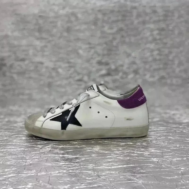 Golden Goose Sneakers Super-Star distressed star-appliqué — 28