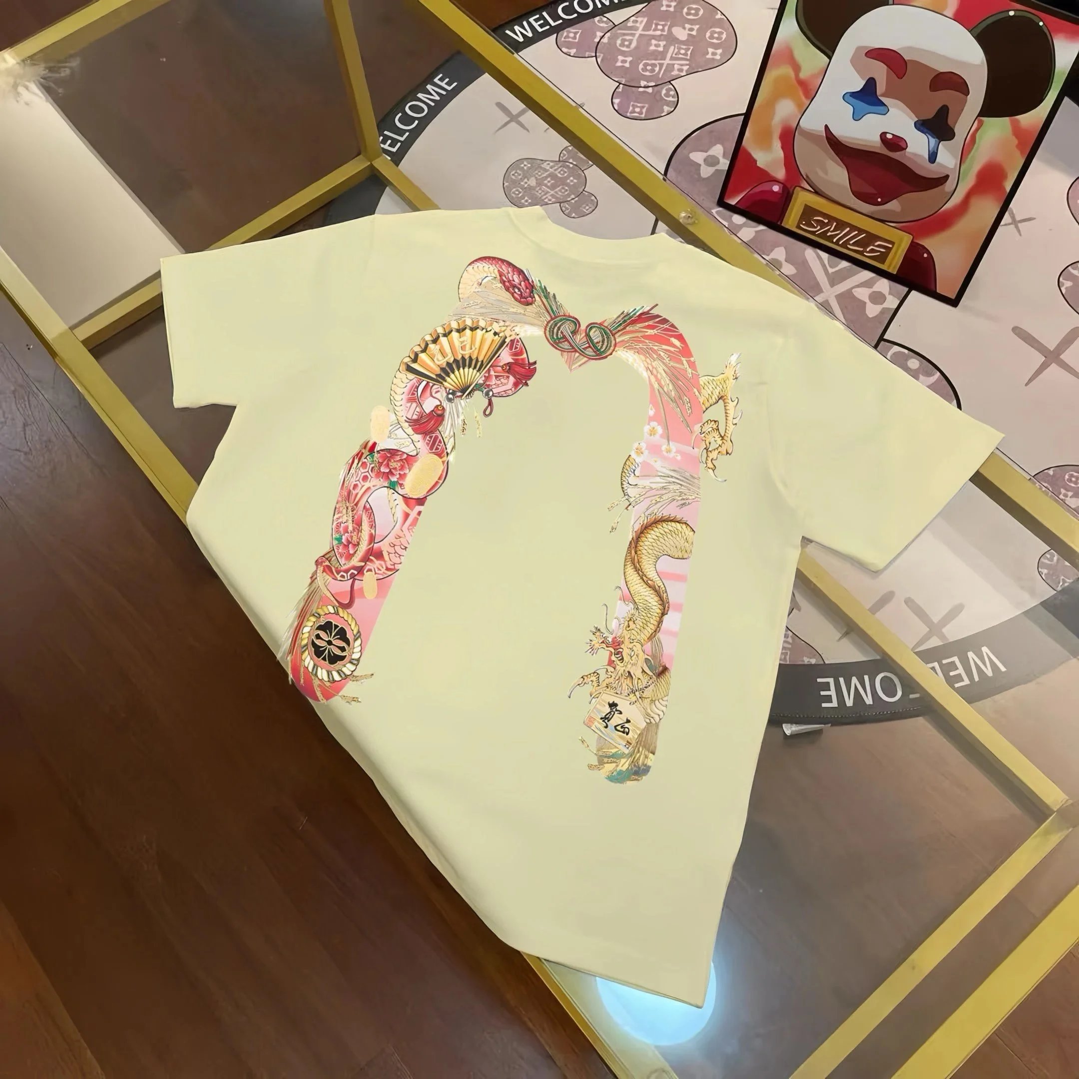 Evisu T-Shirts Short Sleeve Graphic — EVI S*U
