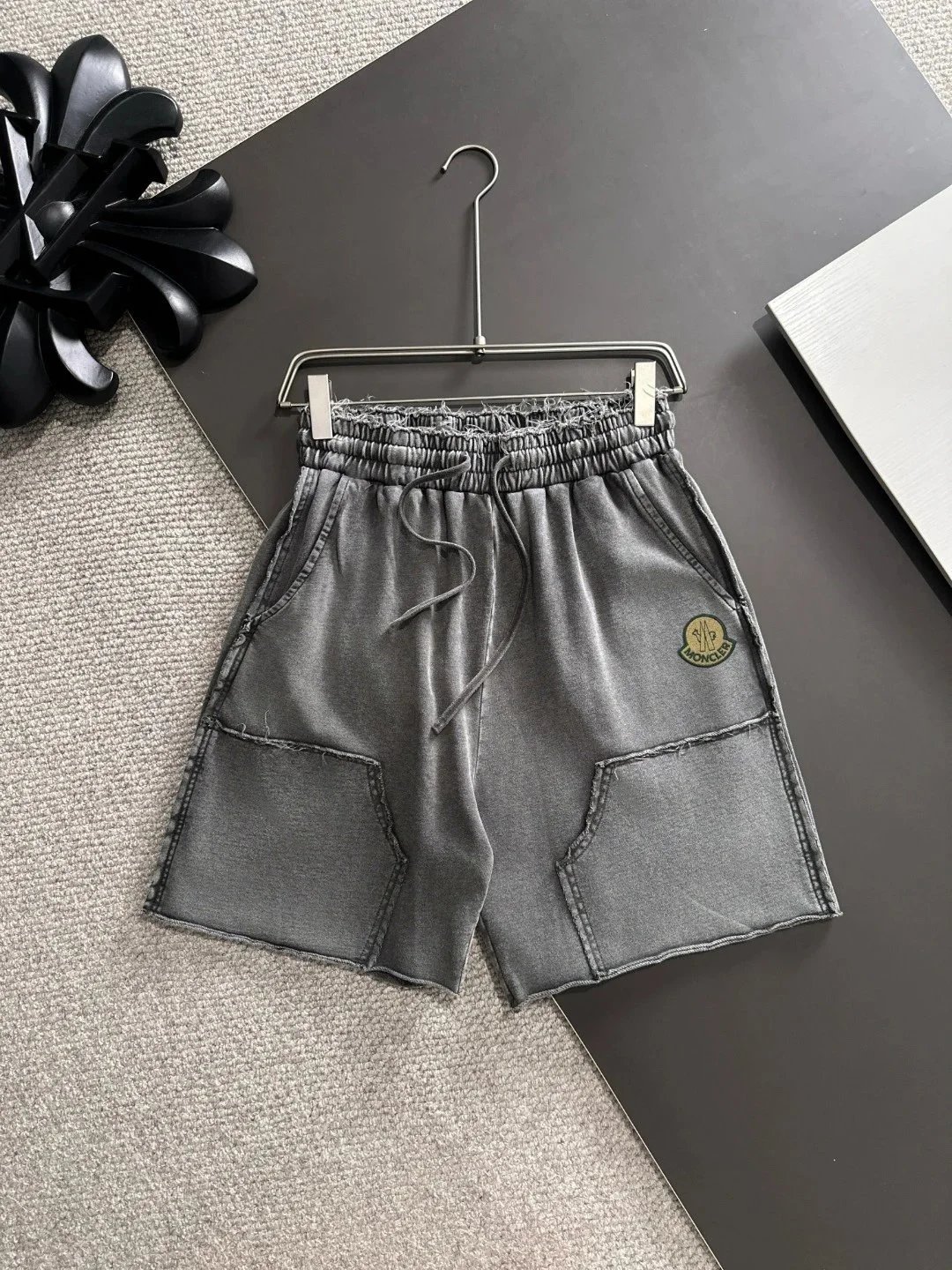 Loewe Shorts Logo Print Drawstring — M*oncler_1