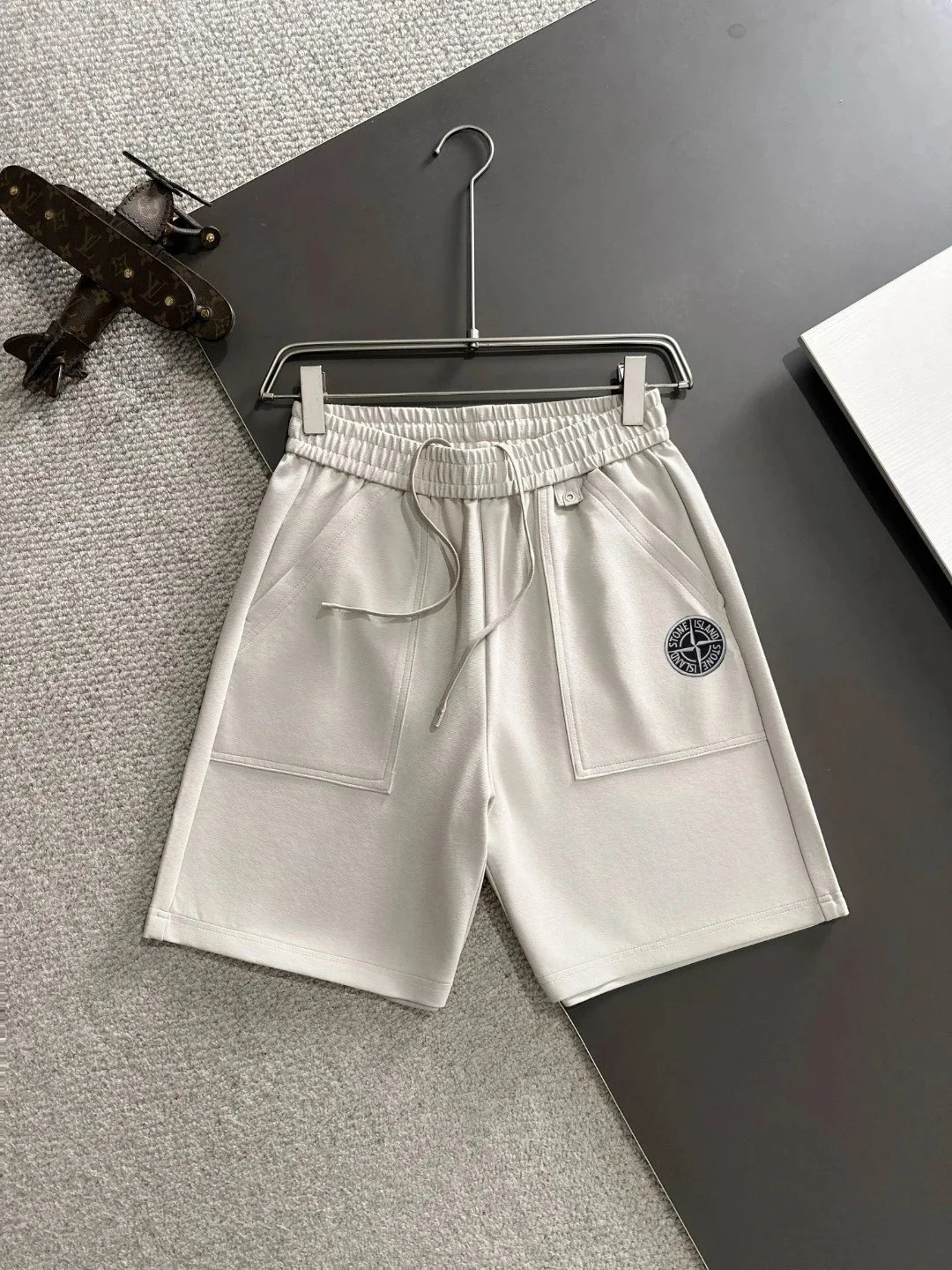 Loewe Shorts Logo Print Drawstring — St*one Island