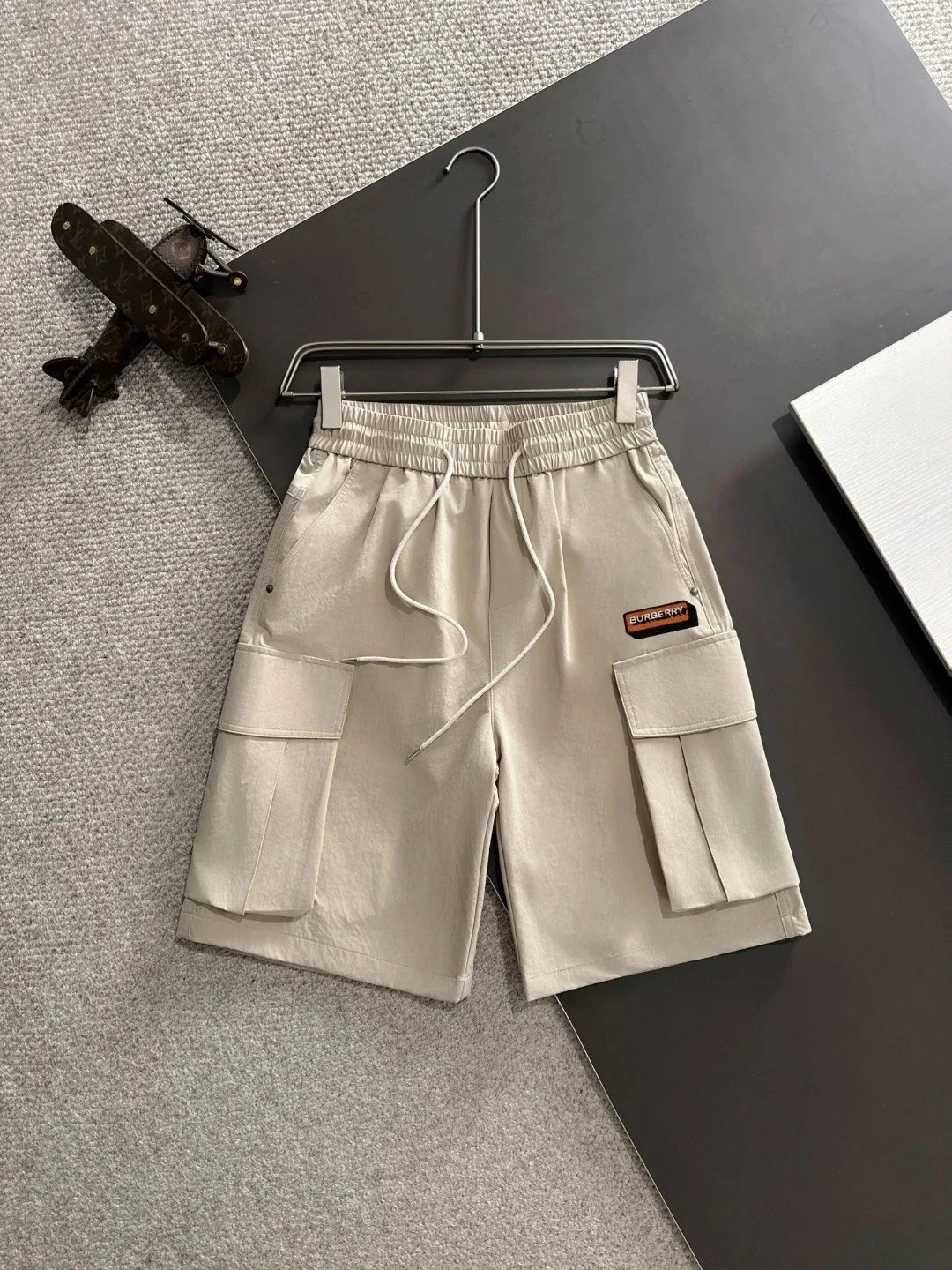 Loewe Shorts Logo Print Drawstring — BU*RBERRY