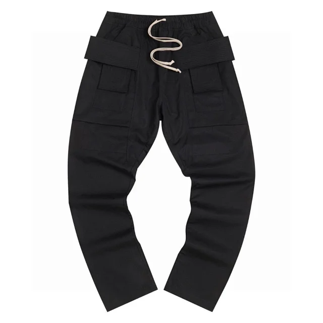 Cargo Pants Black Utility Style