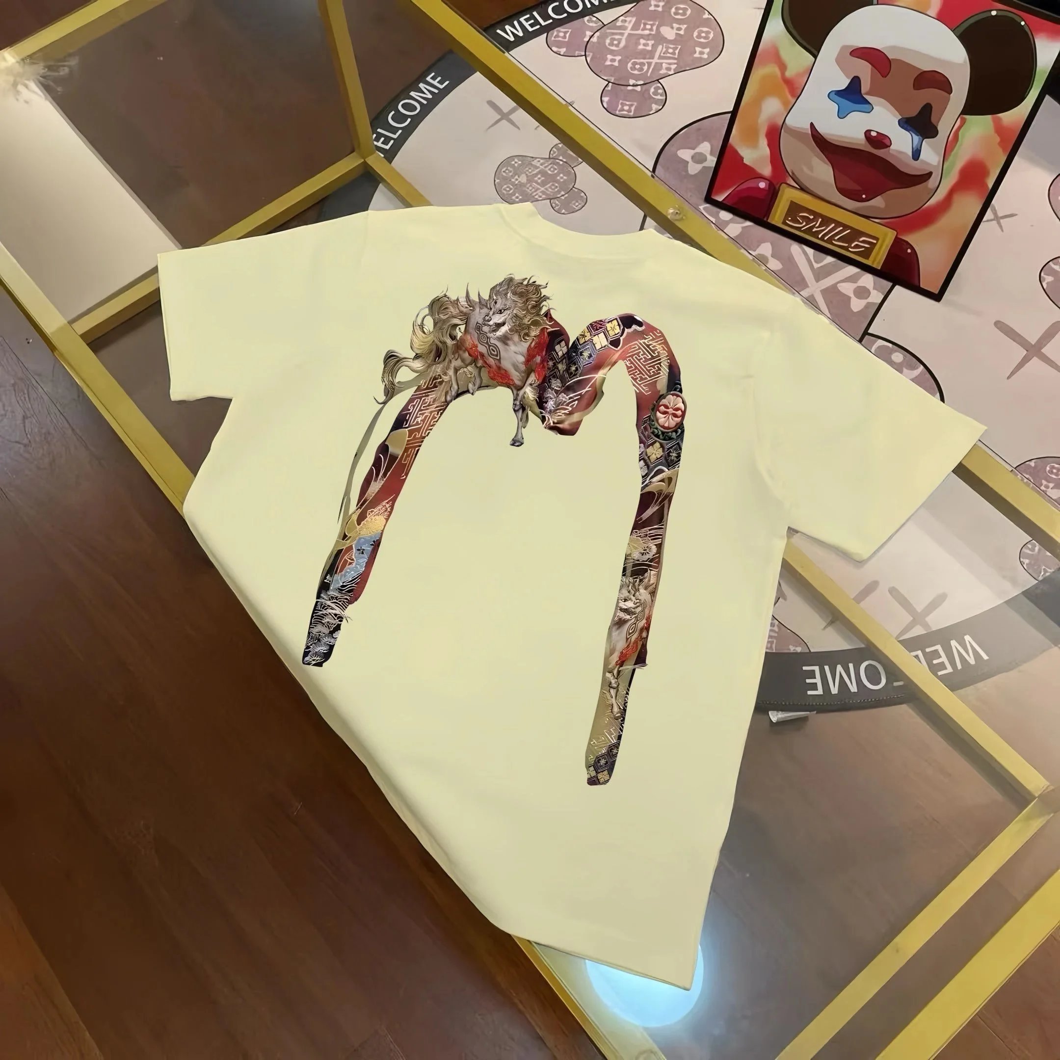 Evisu T-Shirts Short Sleeve Graphic — E V IS*U