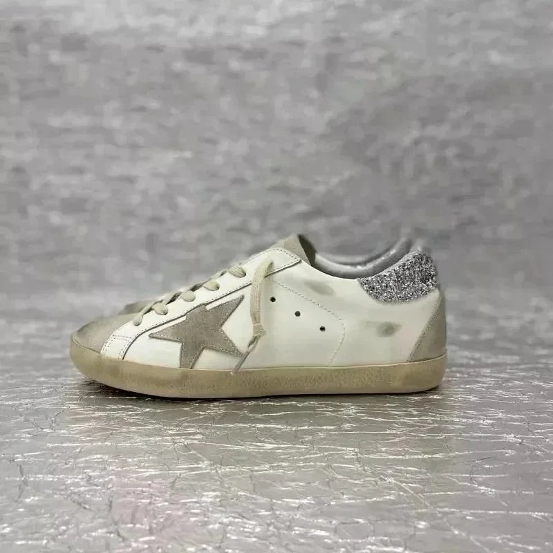 Golden Goose Sneakers Super-Star distressed star-appliqué — 05