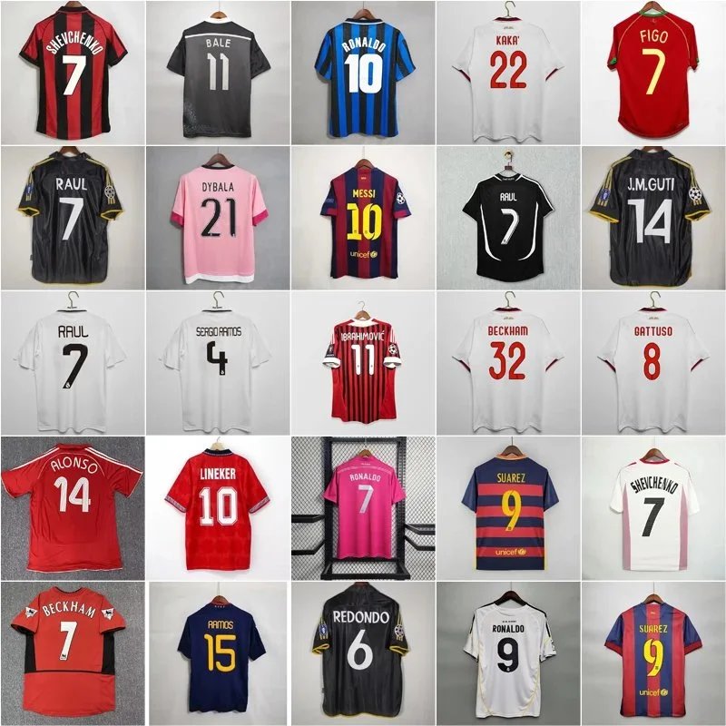 Retro Football Jersey Various Colors Vintage Style