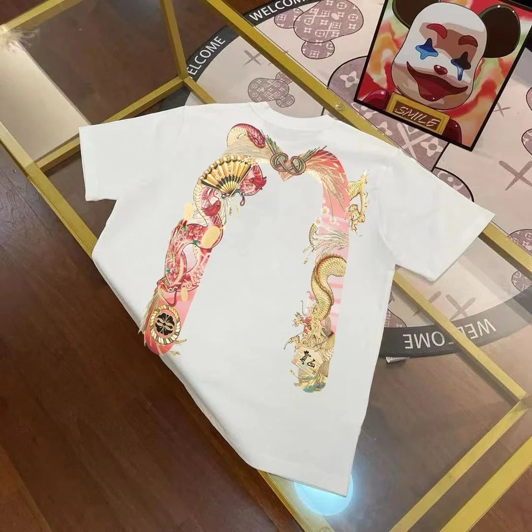Evisu T-Shirts Short Sleeve Graphic — EV IS*U