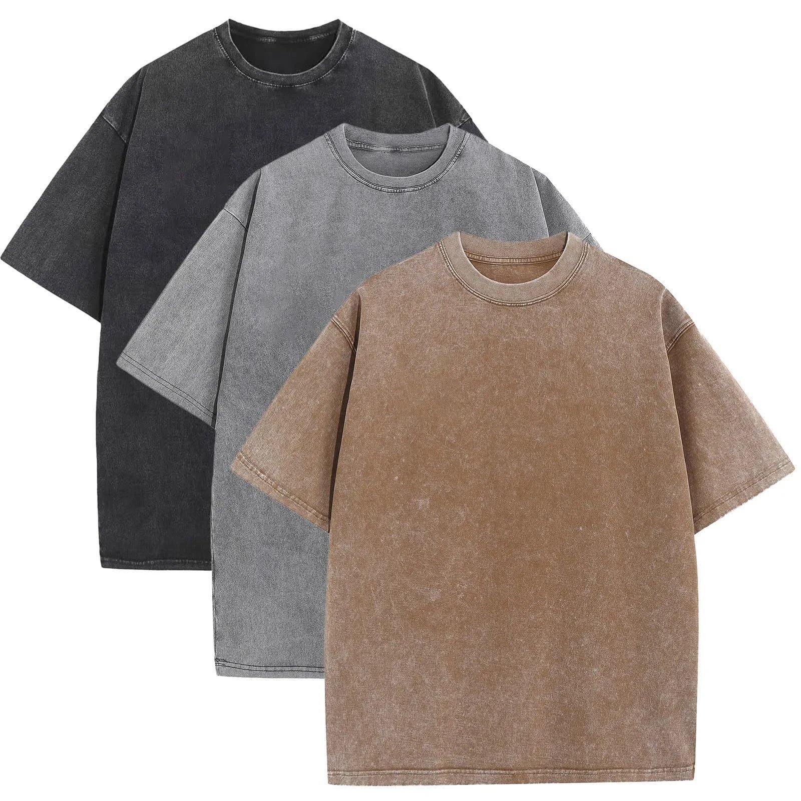 Bashkkuytrlsy Heavyweight Cotton Vintage-Wash T-Sh