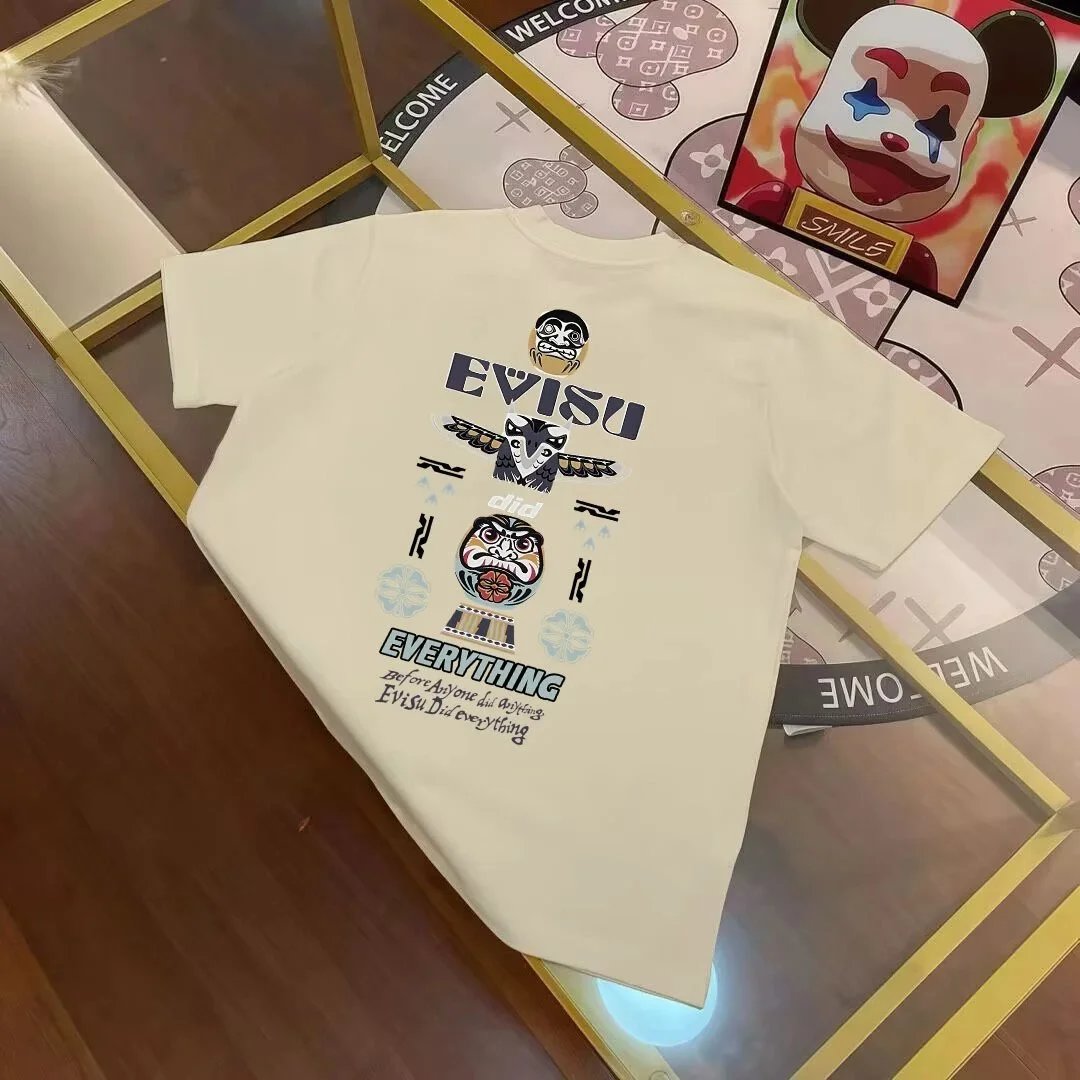 Evisu T-Shirts Short-Sleeve Graphic Print T-Shirt — EV*ISU