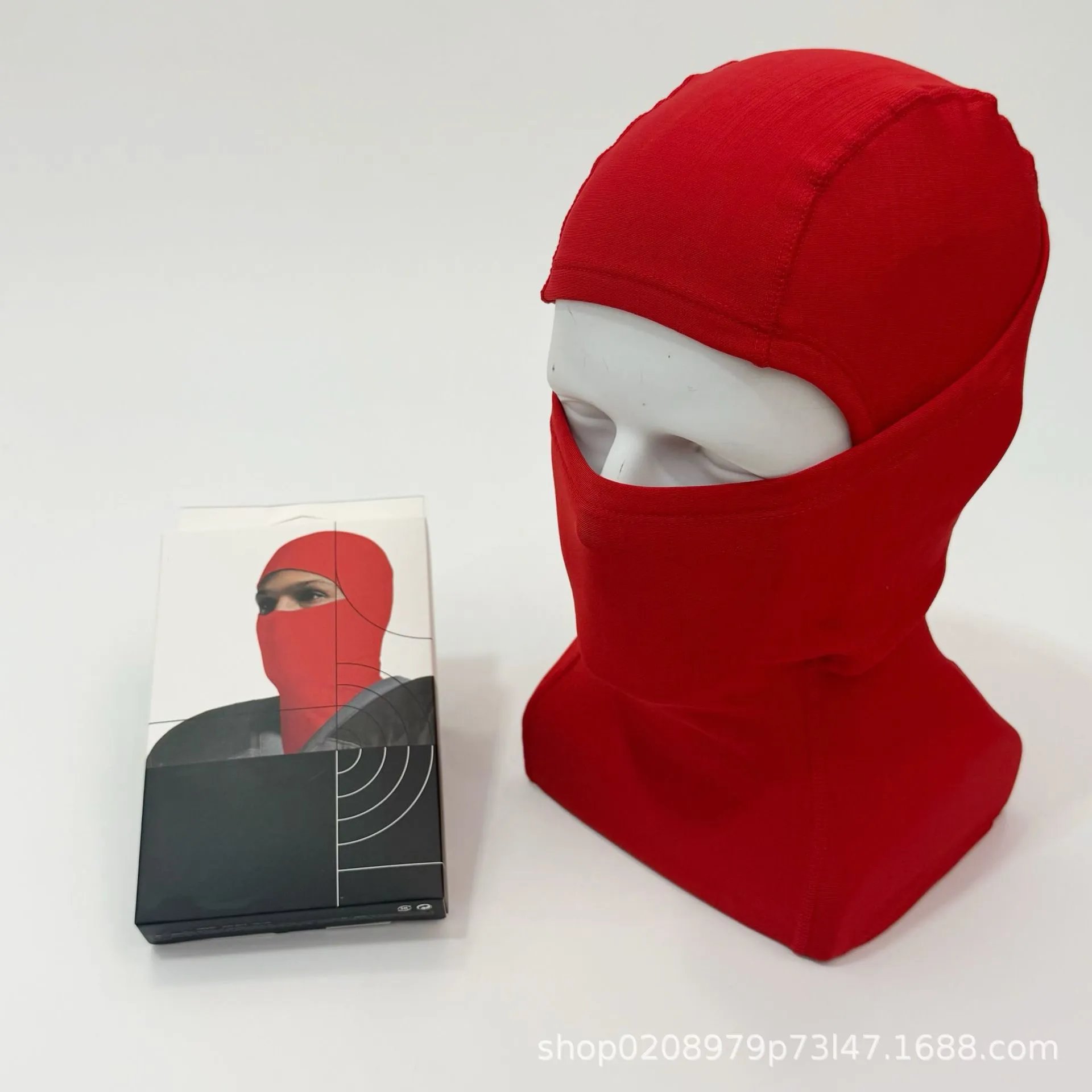 Unbranded Hats Full-Face Balaclava Mask — Bright red mask