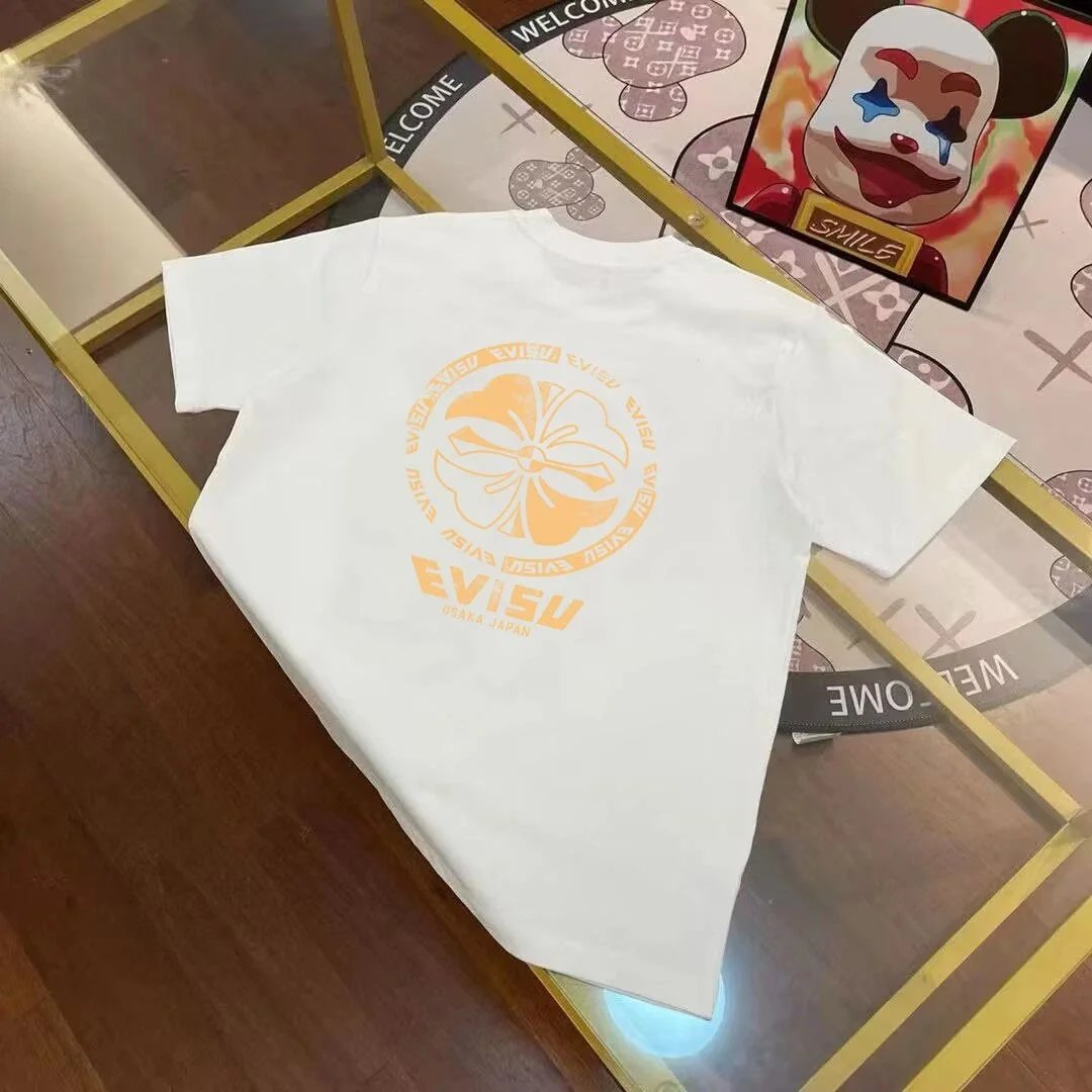 Evisu T-Shirts Short-Sleeve Graphic Print T-Shirt — EV* ISU