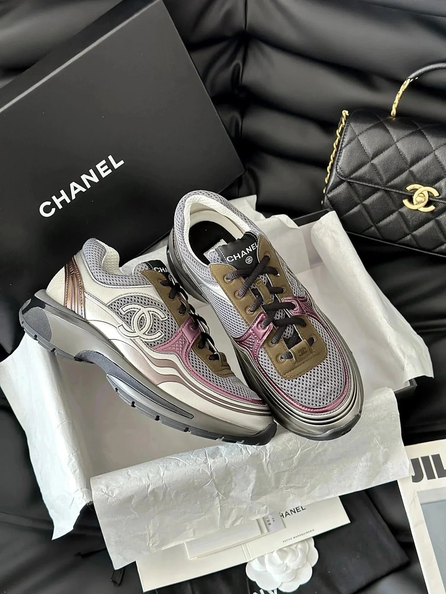 Chanel Runway Sneakers Multicolor Chunky Sneakers