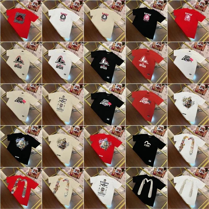 Evisu T-Shirts Short-Sleeve Graphic Print T-Shirt image 1
