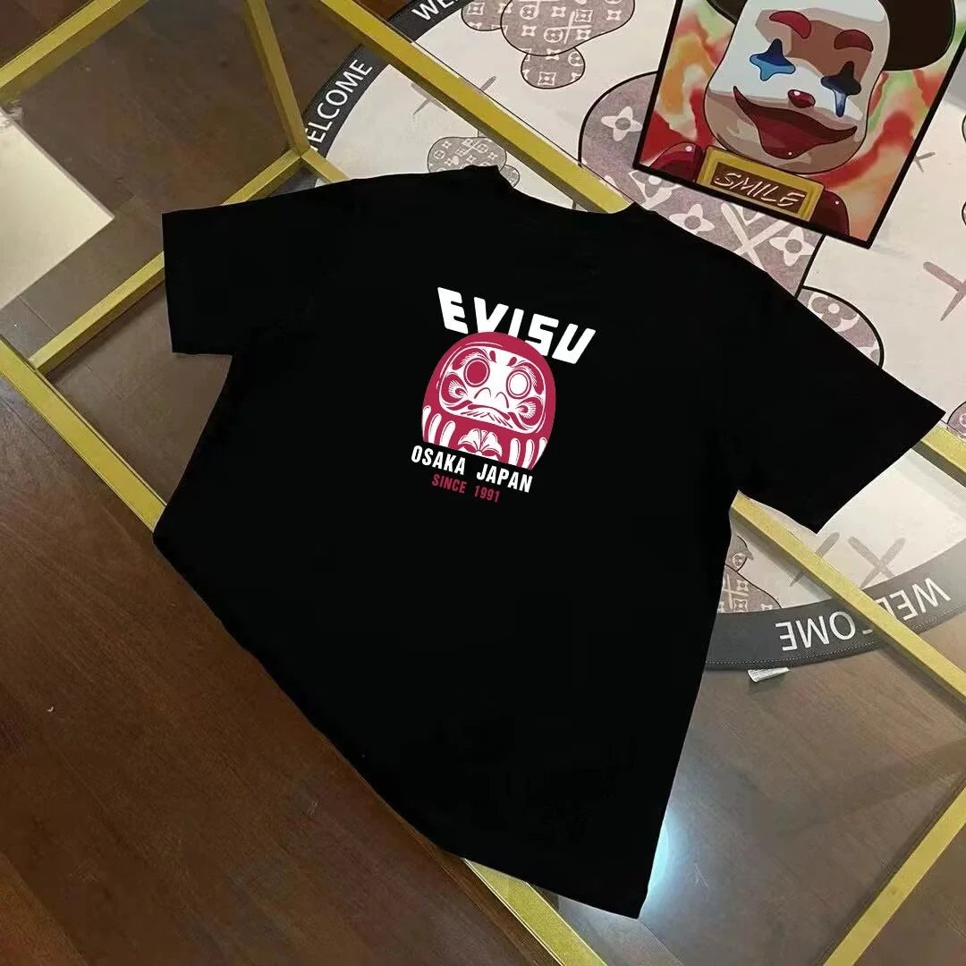 Evisu T-Shirts Short-Sleeve Graphic Print T-Shirt — EVIS *U