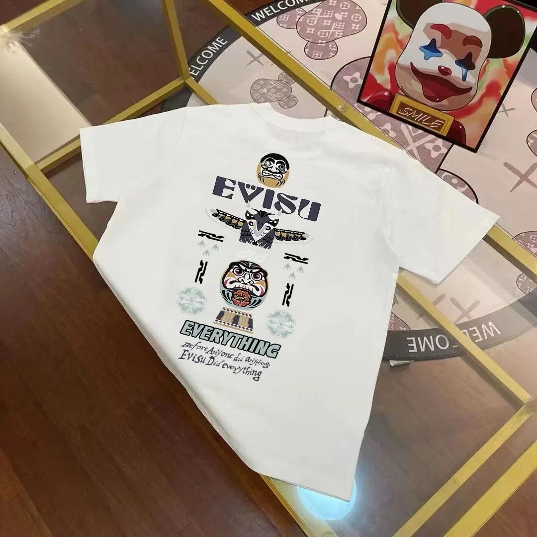 Evisu T-Shirts Short-Sleeve Graphic Print T-Shirt — EVI*SU
