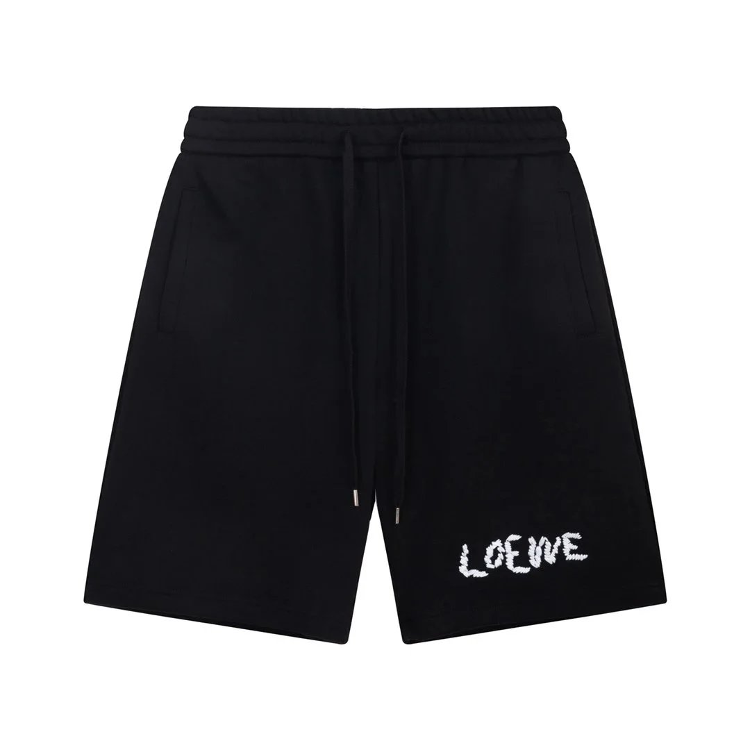 Loewe Shorts Drawstring with Anagram logo embroidery — 27LOE*WE