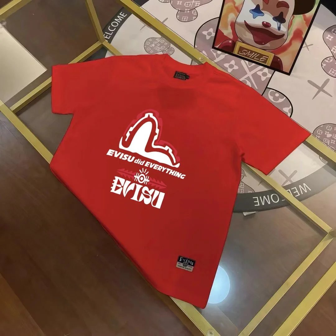 Evisu T-Shirts Short-Sleeve Graphic Print T-Shirt — EV*I SU