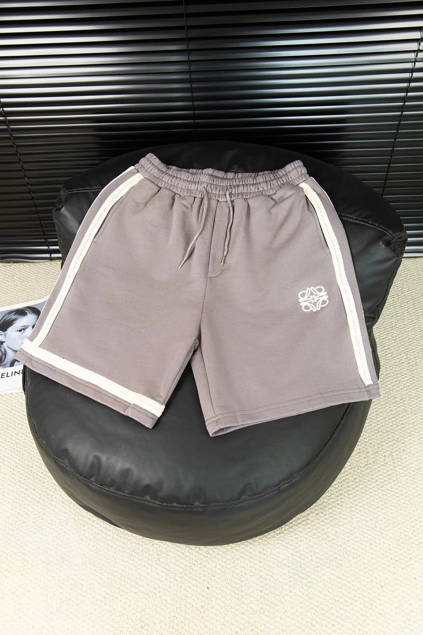 Loewe Shorts Drawstring with Anagram logo embroidery — 34LOE*WE