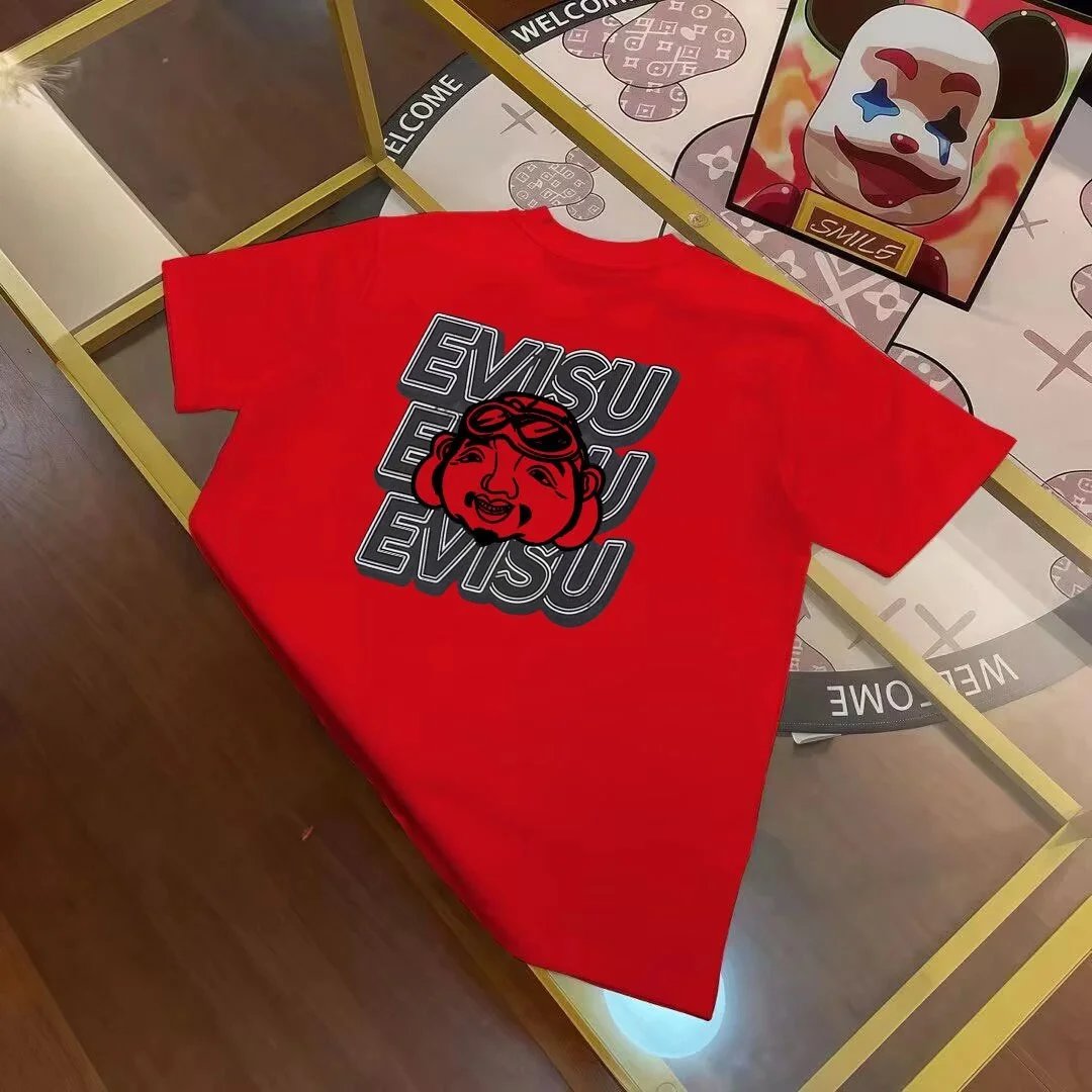 Evisu T-Shirts Short-Sleeve Graphic Print T-Shirt — E*VISU