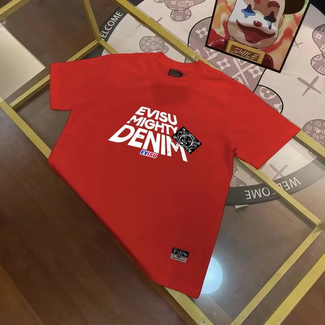 Evisu T-Shirts Short-Sleeve Graphic Print T-Shirt — EVI*S U