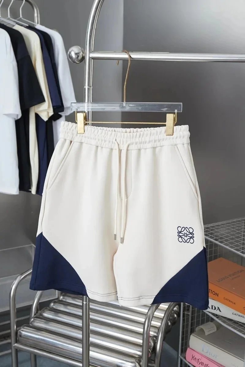 Loewe Shorts Drawstring with Anagram logo embroidery — 19LOE*WE