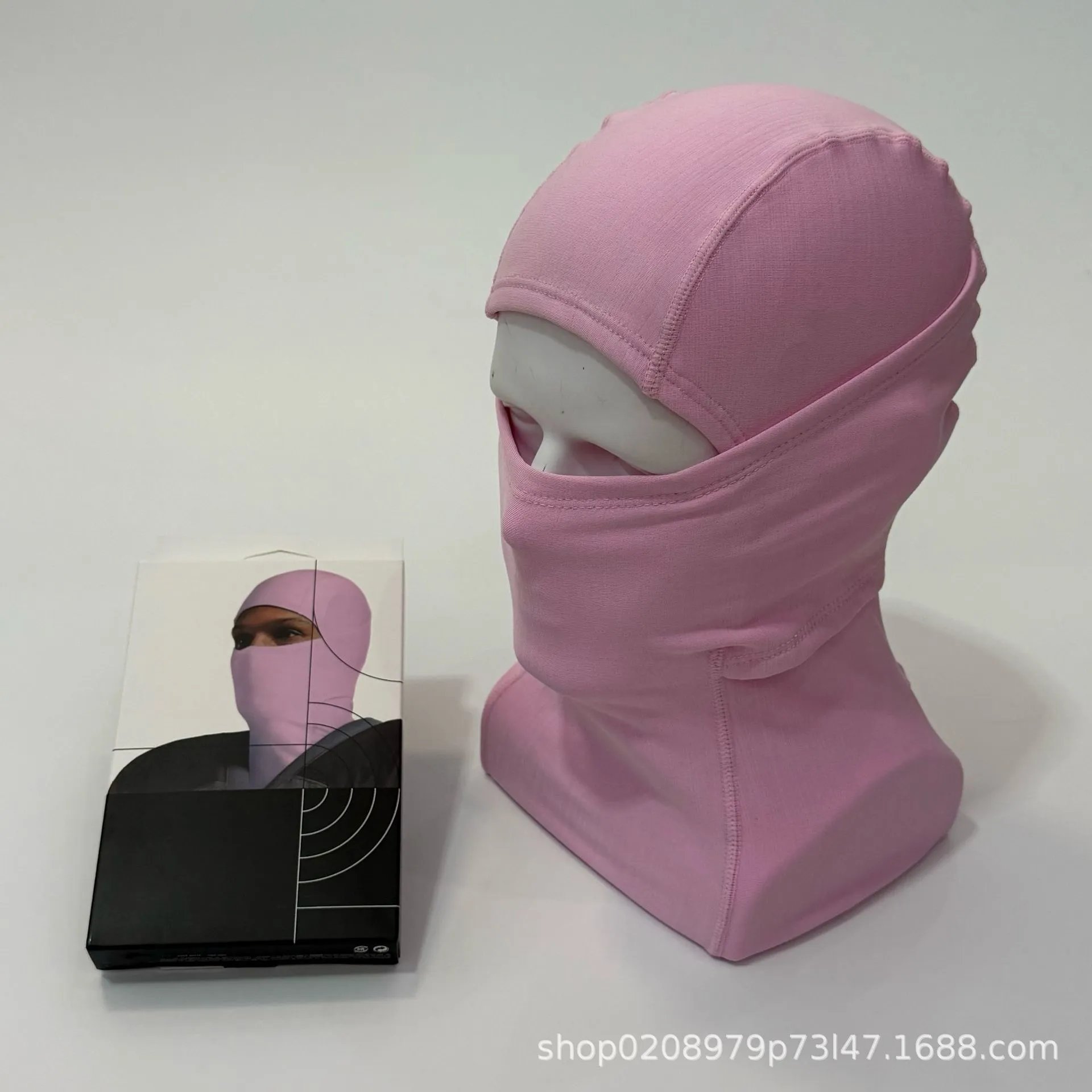 Unbranded Hats Full-Face Balaclava Mask — light powder mask