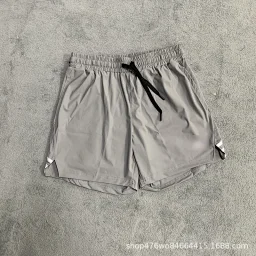 thumbnail for Summer new sports ice silk four-point training breathable casual fitness shorts loose quick-drying running five-point pants