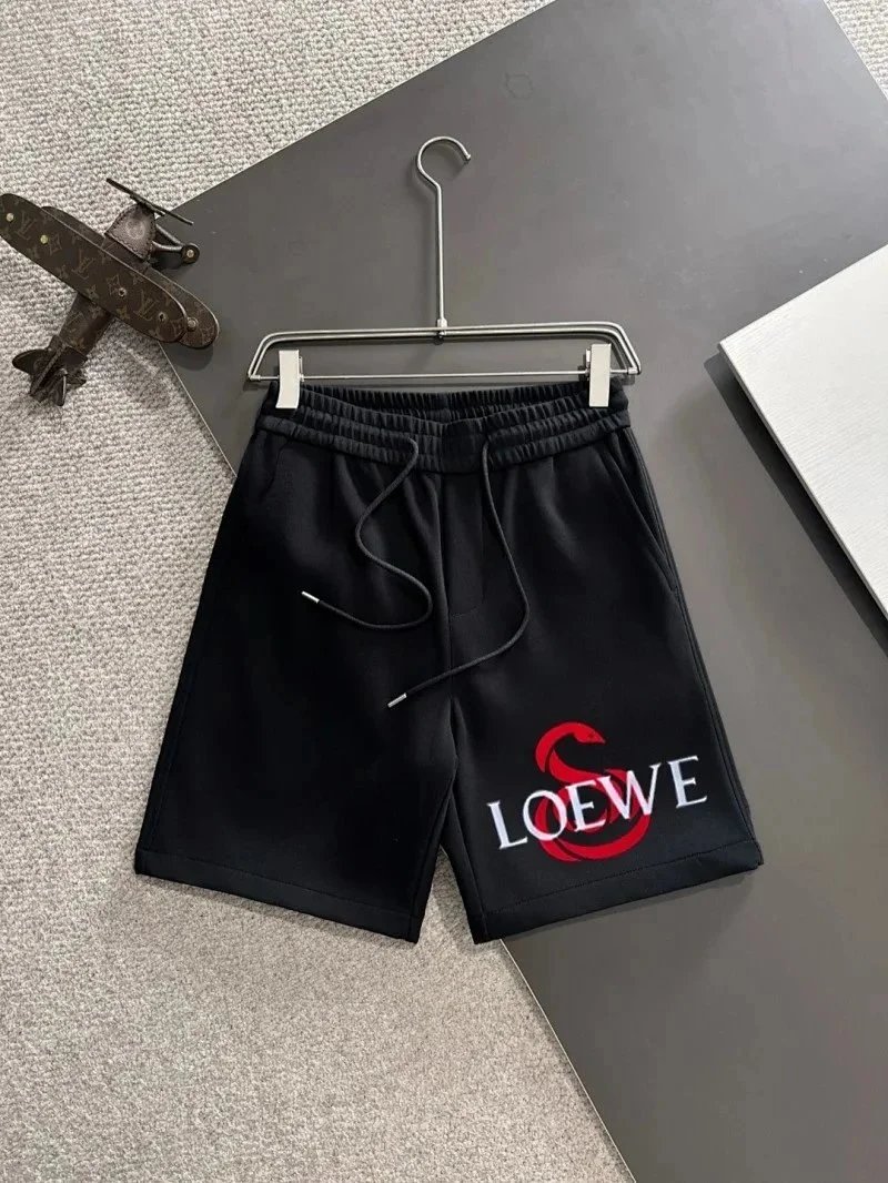 Loewe Shorts Drawstring with Anagram logo embroidery — 10LOE*WE