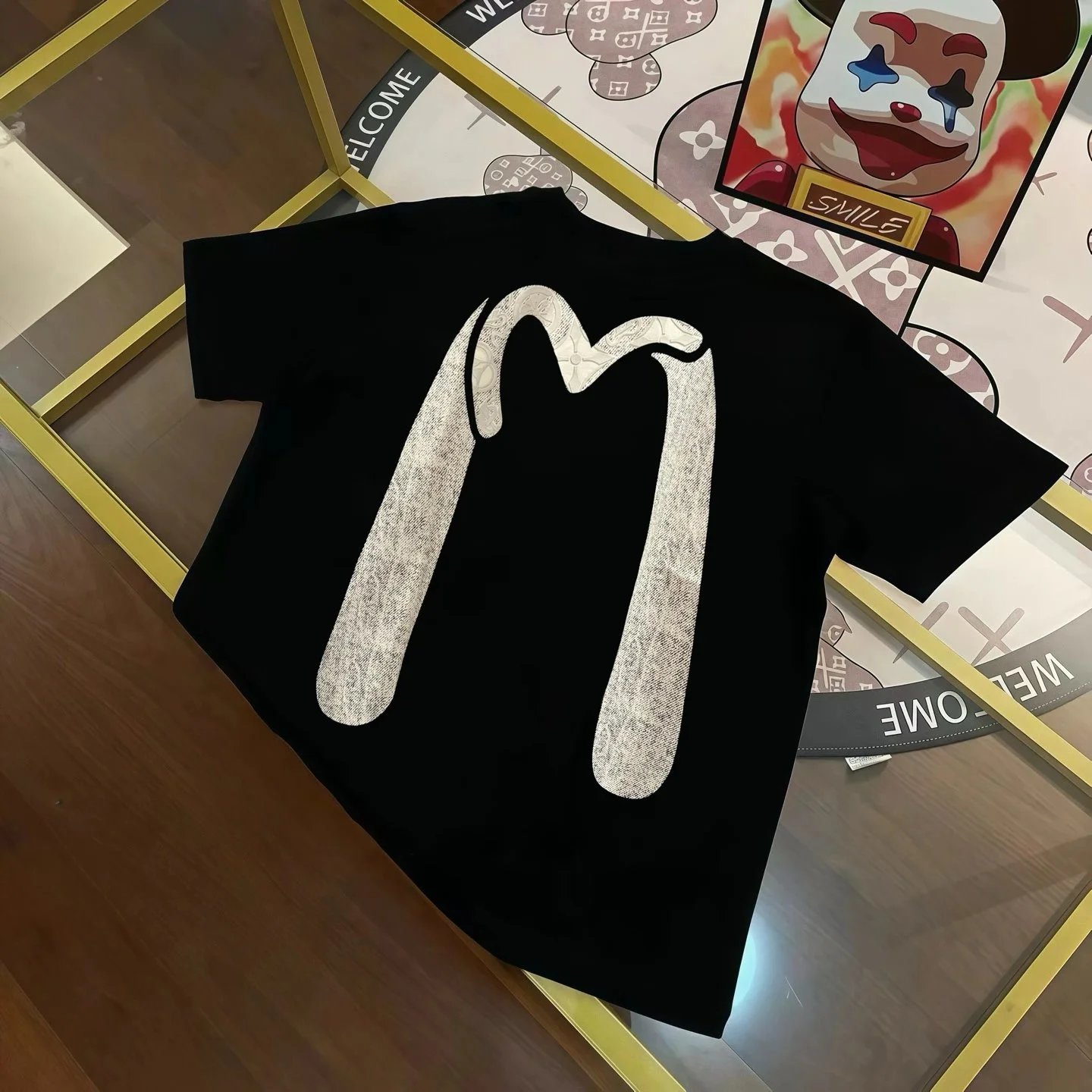 Evisu T-Shirts Short-Sleeve Graphic Print T-Shirt — EV*I S U