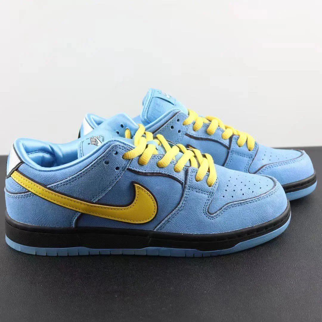 Nike Sneakers SB Dunk Low — Blue Powerpuff Girls