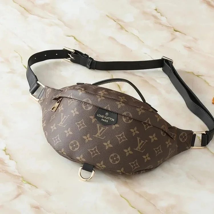 Louis Vuitton Crossbody Bags Monogram belt bag with adjustable strap — 37*14 *13