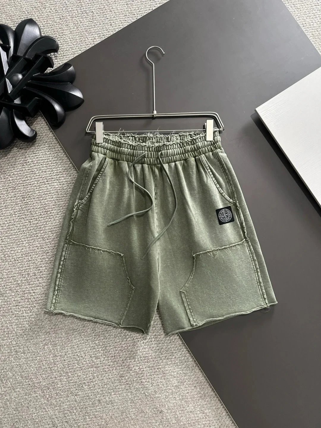 Burberry Shorts Elastic-Waist Drawstring — S*tone lsl*and