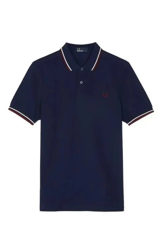 Fred Perry Shirts Short-Sleeve Tipped Polo Shirt image 3