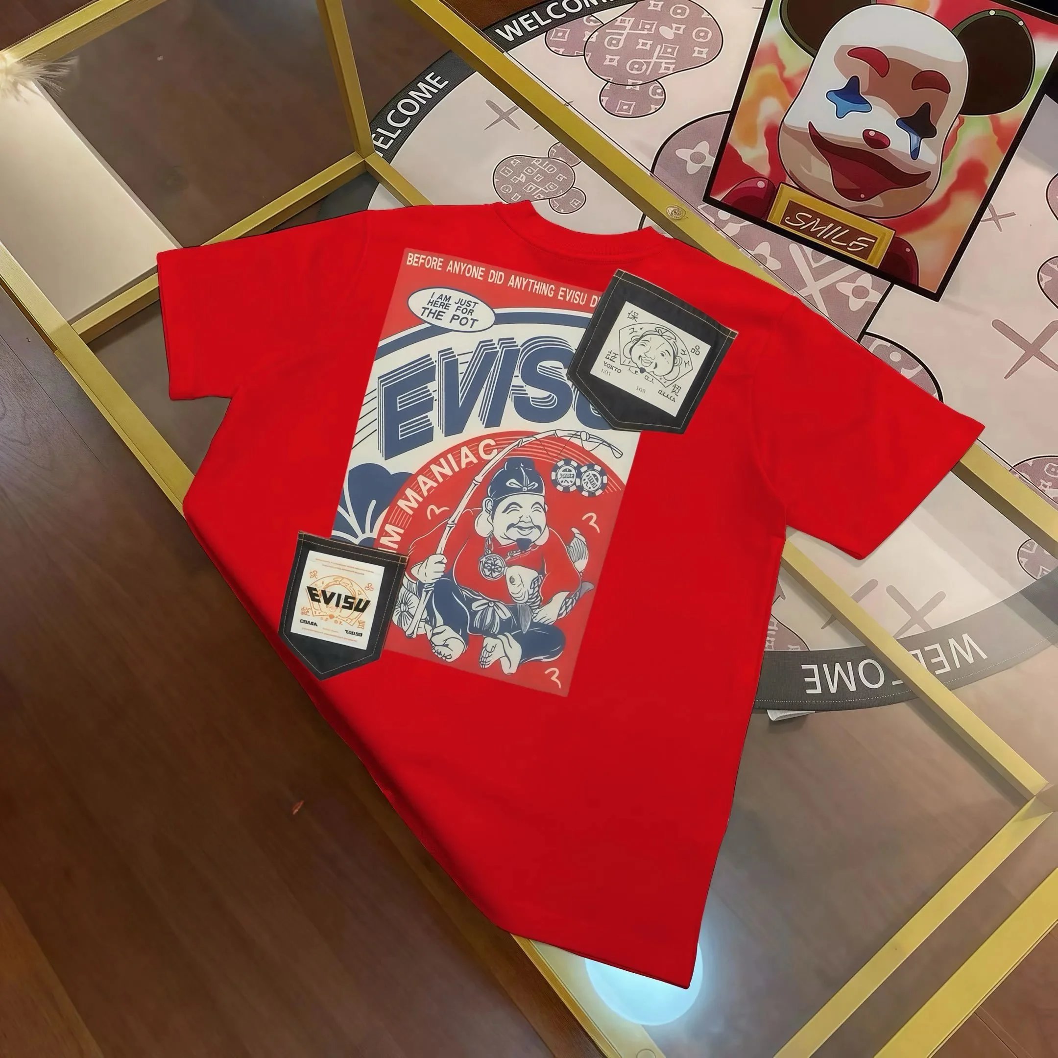 Evisu T-Shirts Short Sleeve Graphic — EV* ISU