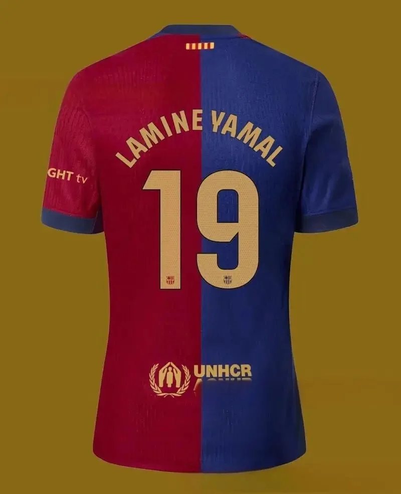 FC Barcelona Football Jerseys 2024/25 Home Jersey — Fan+19 La Liga No.