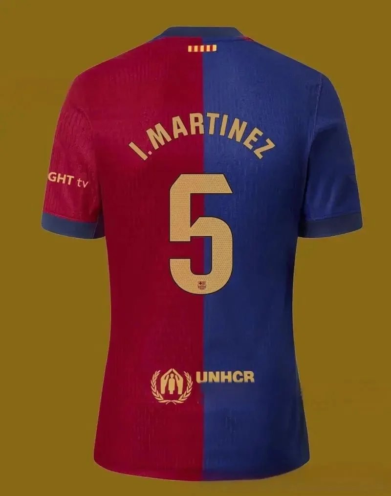 FC Barcelona Football Jerseys 2024/25 Home Jersey — Fan+5 La Liga No.