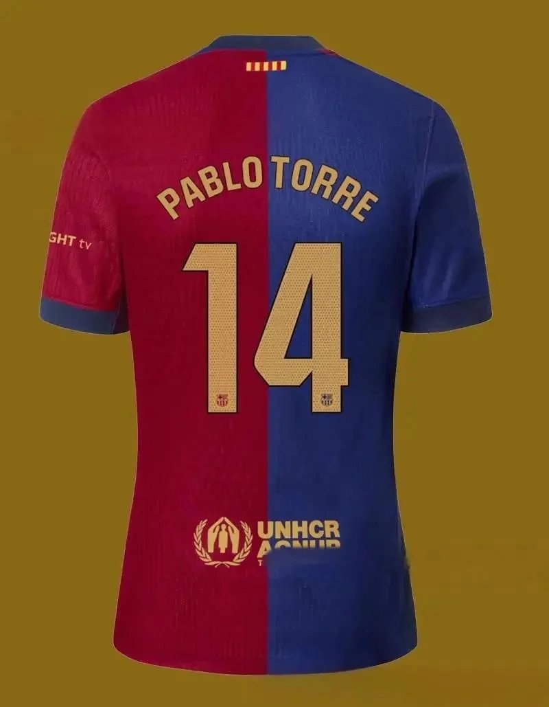 FC Barcelona Football Jerseys 2024/25 Home Jersey — Fan+14 La Liga No.