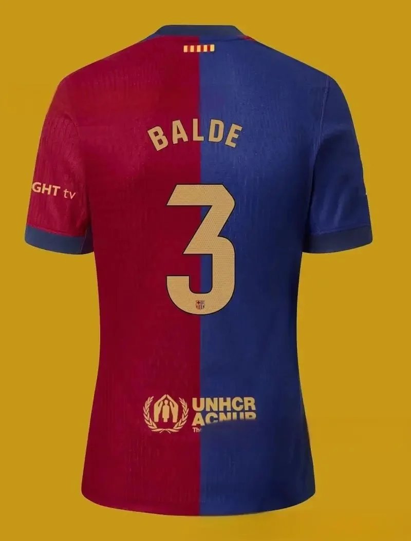 FC Barcelona Football Jerseys 2024/25 Home Jersey — Fan+3 La Liga No.