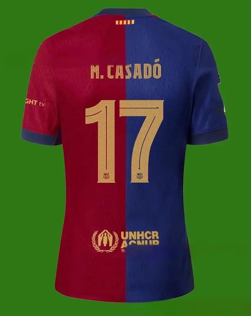 FC Barcelona Football Jerseys 2024/25 Home Jersey — Fan+17 Champions League No.