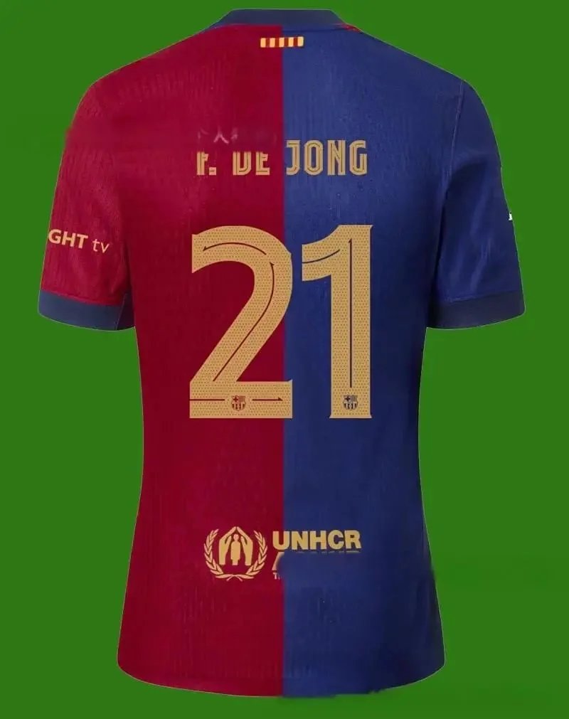 FC Barcelona Football Jerseys 2024/25 Home Jersey — Fan+21 Champions League No.