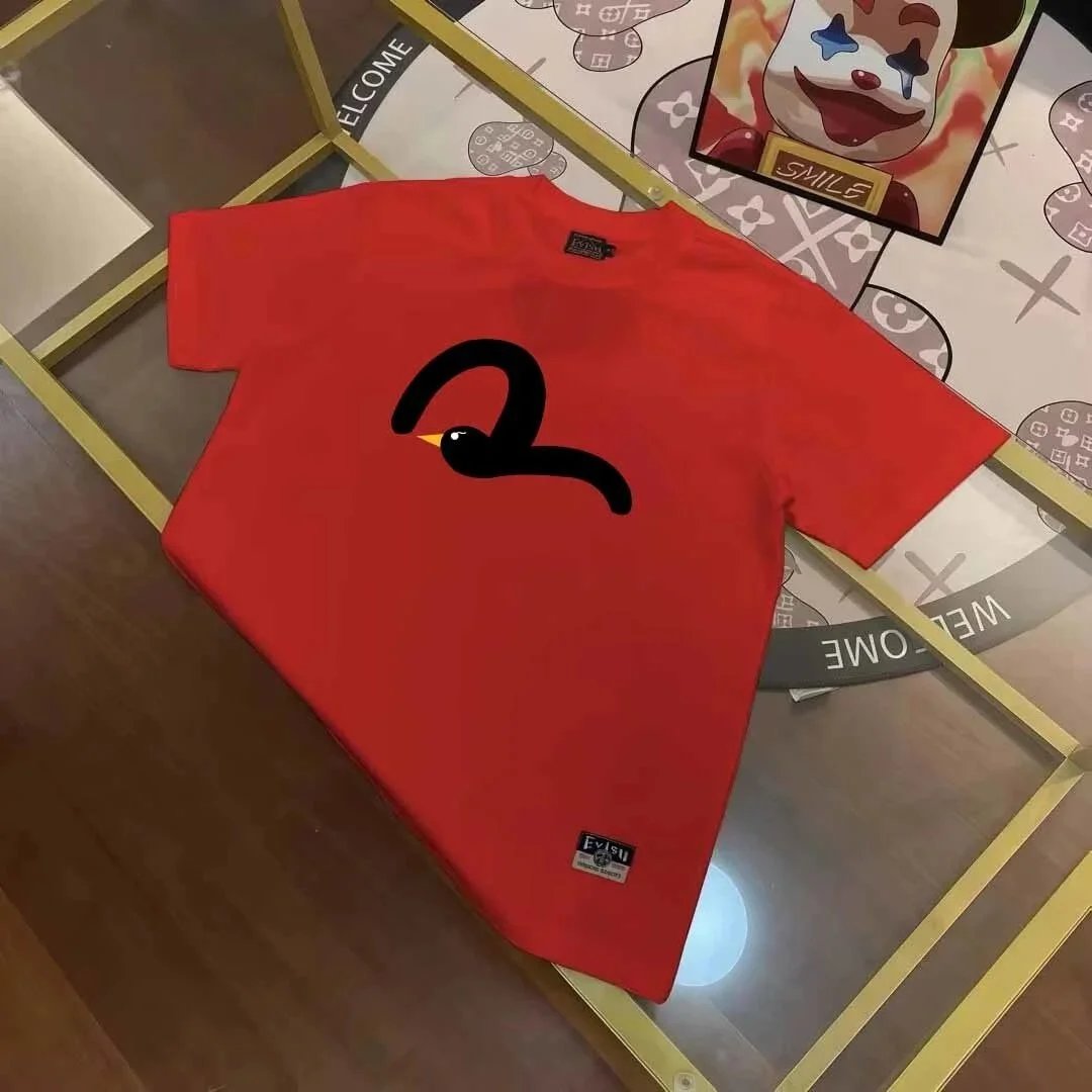 Evisu T-Shirts Seagull Logo Short-Sleeve T-Shirt — EVIS*U