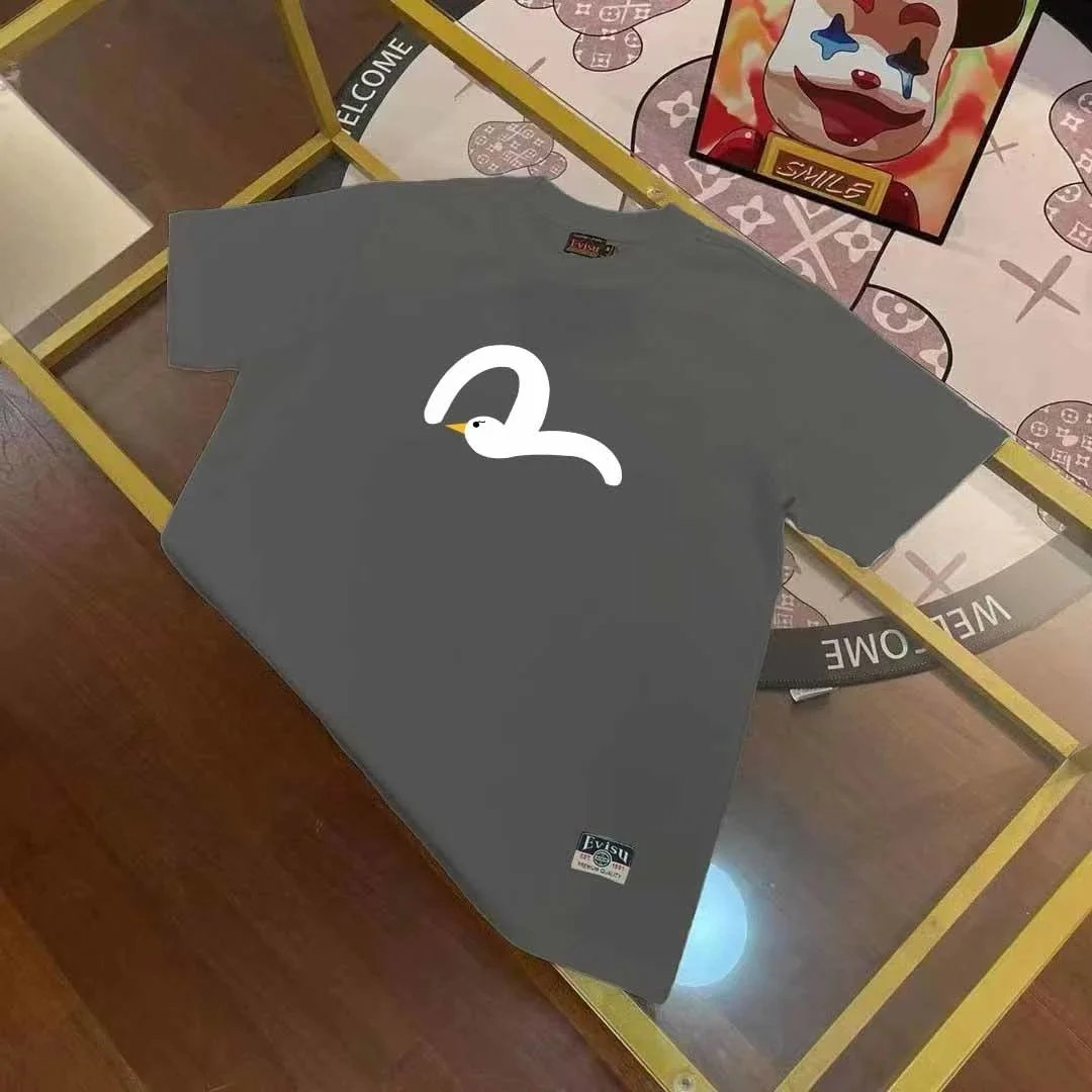 Evisu T-Shirts Seagull Logo Short-Sleeve T-Shirt — EVI*SU