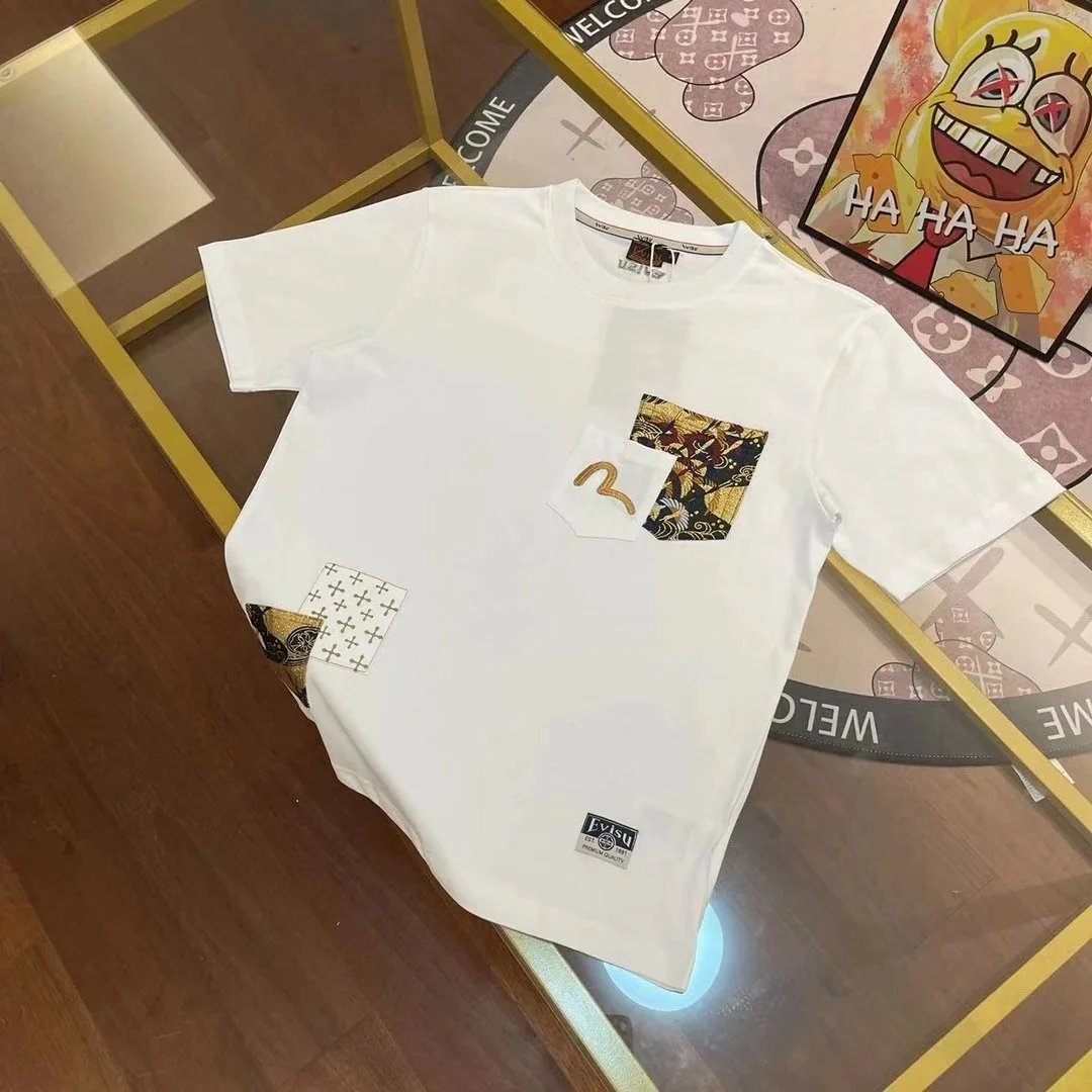 Evisu T-Shirts Seagull Logo Short-Sleeve T-Shirt — EVIS* U