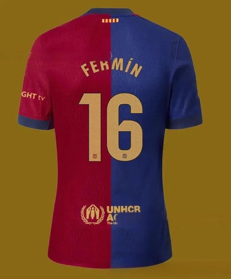FC Barcelona Football Jerseys 2024/25 Home Jersey — Fan+16 La Liga No.
