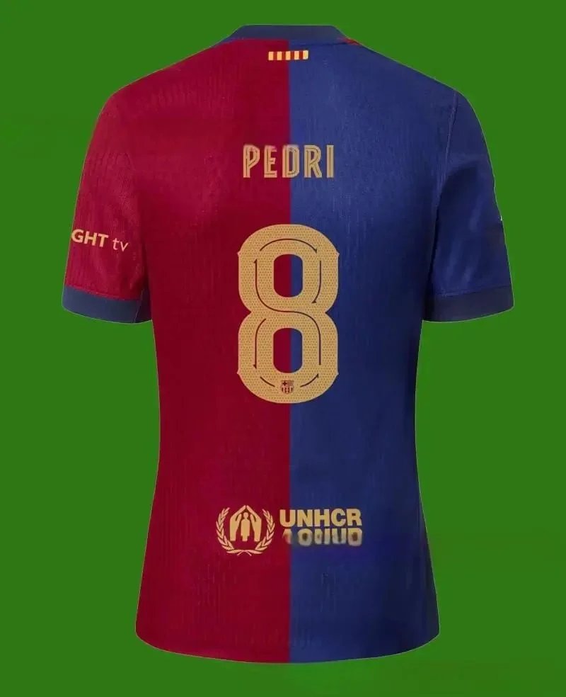 FC Barcelona Football Jerseys 2024/25 Home Jersey — Fan+8 Champions League No.
