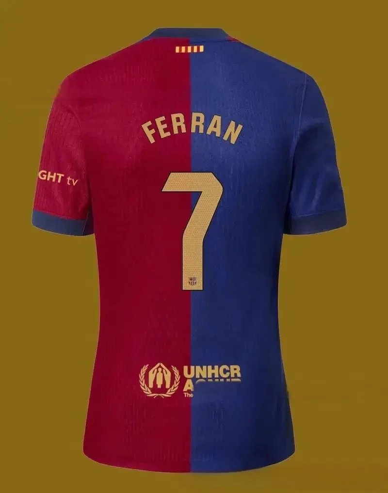 FC Barcelona Football Jerseys 2024/25 Home Jersey — Fan+7 La Liga No.