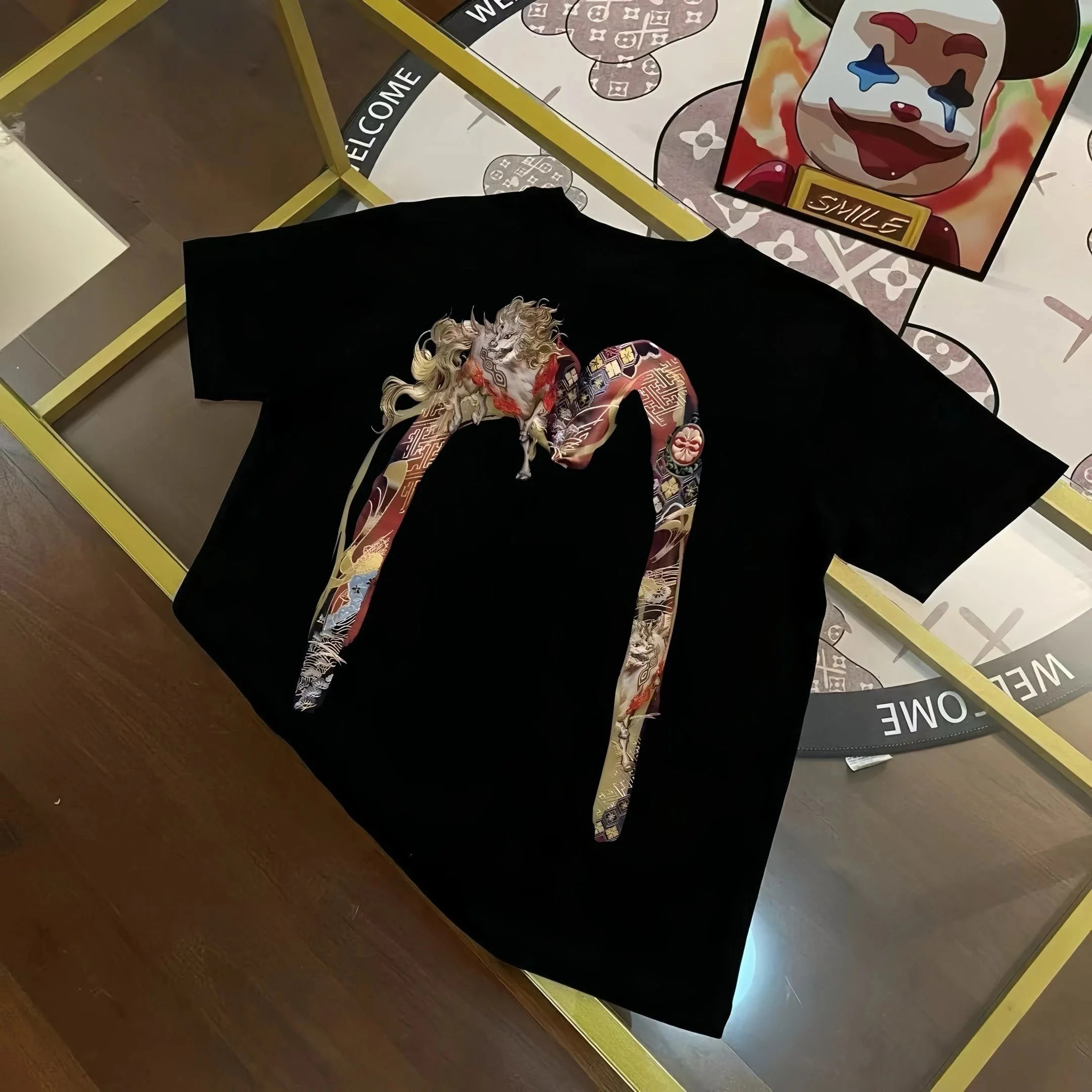 Evisu T-Shirts Short Sleeve Graphic — EV I S*U