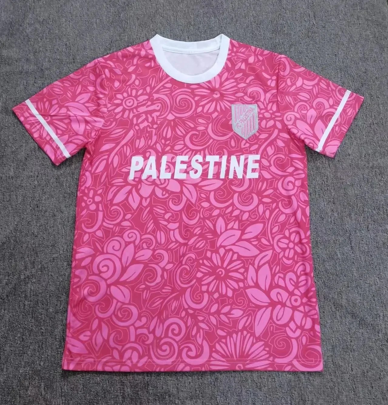 B Sport Football Jerseys Graphic Print — 2526 Palestinian pink